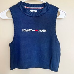 Tommy Jeans cropped and sleeveless sweater too